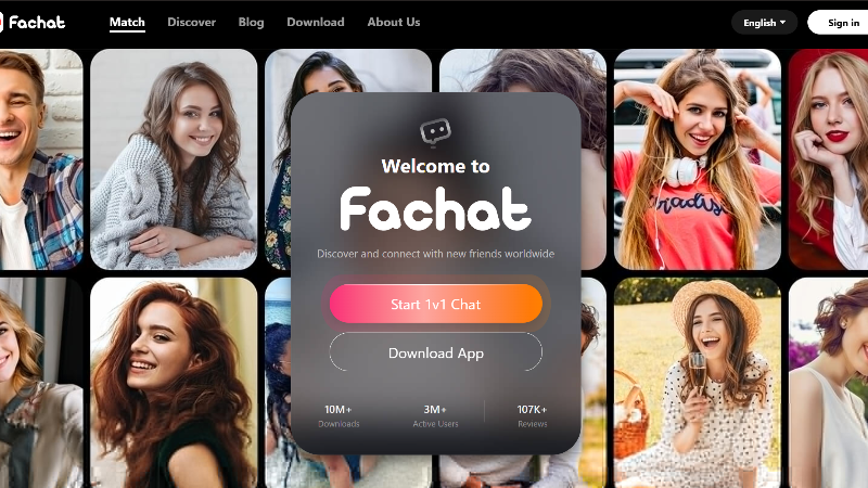 Casual global video chat with instant matching, real-time translation, and friendly vibes.