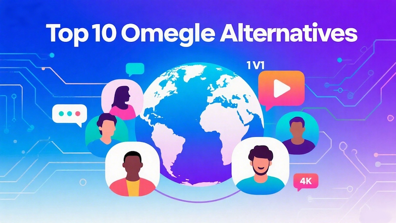 Top 10 Omegle Alternatives