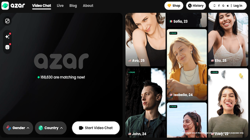 Azar–The world's most popular app