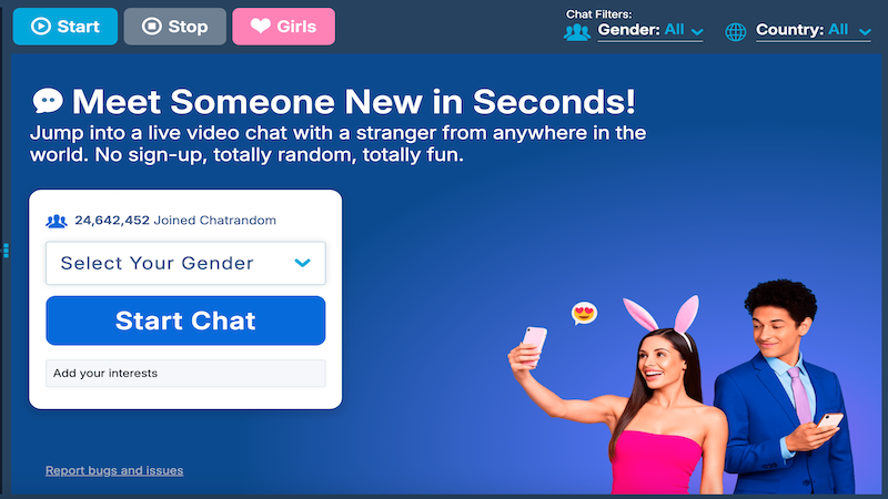 chatrandom interface