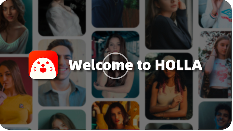 HOLLA–Video Chat with People from All Over the World